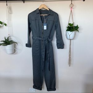 NWT Universal Thread Jumpsuit Zip Front Belted